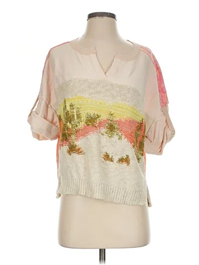 Pre-owned Pilcro Cardigan Sweater In Ivory