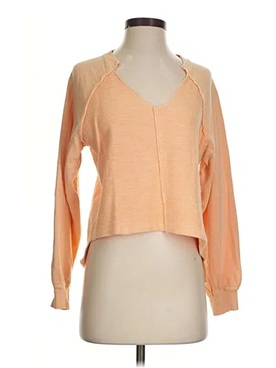 Pre-owned Pilcro Cardigan Sweater In Orange