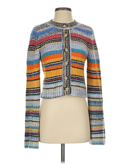 Pre-owned Pilcro Cardigan Sweater In Orange
