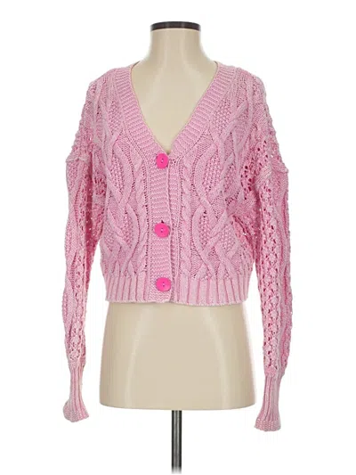Pre-owned Pilcro Cardigan Sweater In Pink