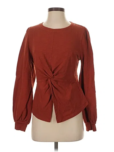 Pre-owned Pilcro Cardigan Sweater In Red