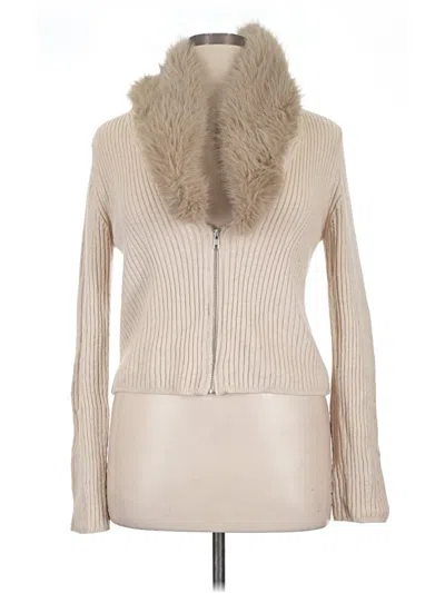 Pre-owned Pilcro Cardigan Sweater In Tan