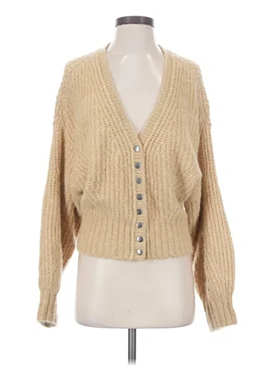 Pre-owned Pilcro Cardigan Sweater In Tan