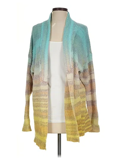Pre-owned Pilcro Cardigan Sweater In Teal