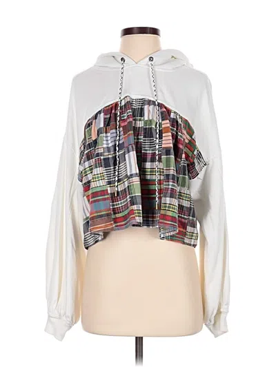 Pre-owned Pilcro Cardigan Sweater In White