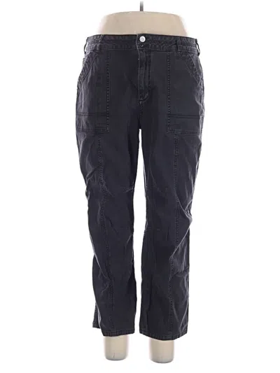 Pre-owned Pilcro Cargo Pants In Black