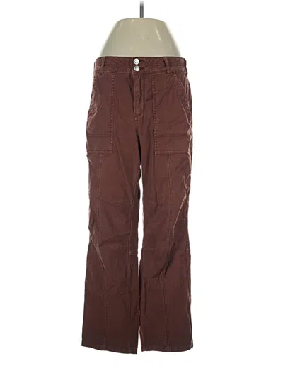 Pre-owned Pilcro Cargo Pants In Brown