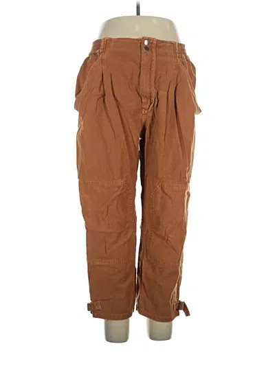 Pre-owned Pilcro Cargo Pants In Brown