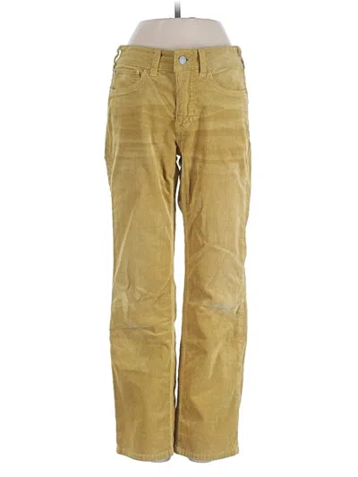 Pre-owned Pilcro Cargo Pants In Gold