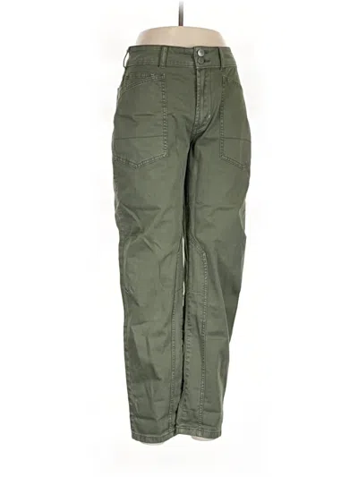 Pre-owned Pilcro Cargo Pants In Green