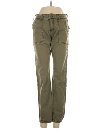 Pre-owned Pilcro Cargo Pants In Green
