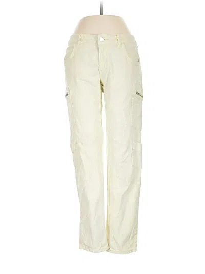Pre-owned Pilcro Cargo Pants In Ivory