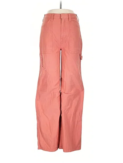 Pre-owned Pilcro Cargo Pants In Pink