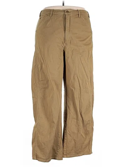 Pre-owned Pilcro Cargo Pants In Tan