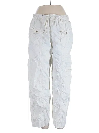 Pre-owned Pilcro Cargo Pants In White