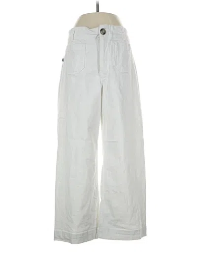 Pre-owned Pilcro Cargo Pants In White