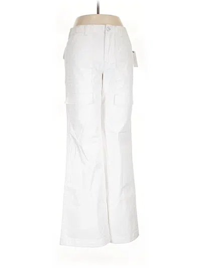 Pre-owned Pilcro Cargo Pants In White