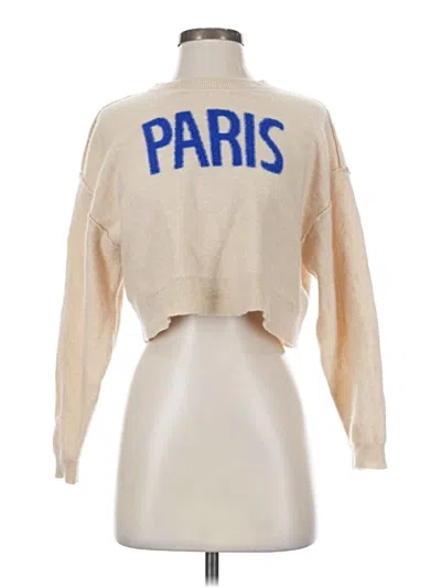 Pre-owned Pilcro Cashmere Pullover Sweater In Brown