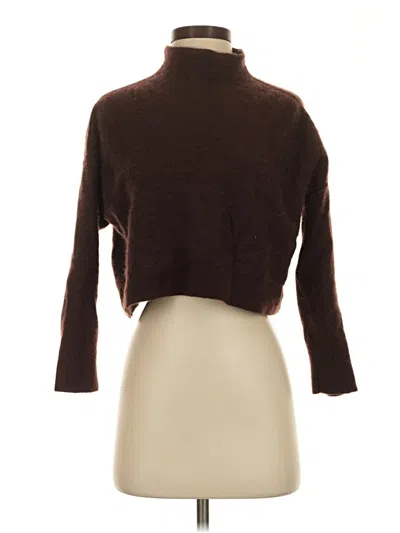 Pre-owned Pilcro Cashmere Pullover Sweater In Brown