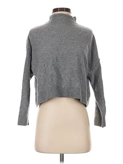 Pre-owned Pilcro Cashmere Pullover Sweater In Gray