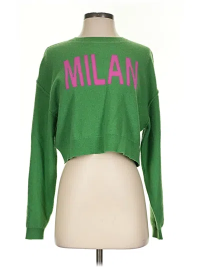 Pre-owned Pilcro Cashmere Pullover Sweater In Green