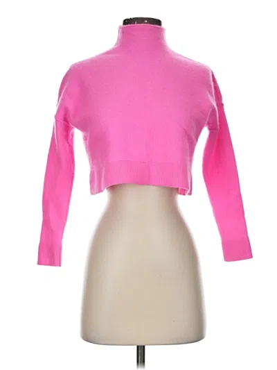 Pre-owned Pilcro Cashmere Pullover Sweater In Pink