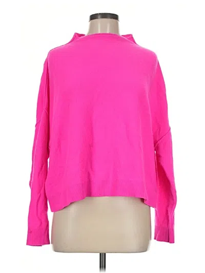 Pre-owned Pilcro Cashmere Pullover Sweater In Pink