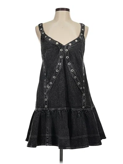 Pre-owned Pilcro Casual Dress In Black