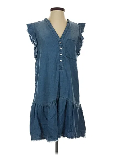 Pre-owned Pilcro Casual Dress In Blue