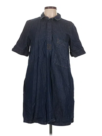 Pre-owned Pilcro Casual Dress In Blue