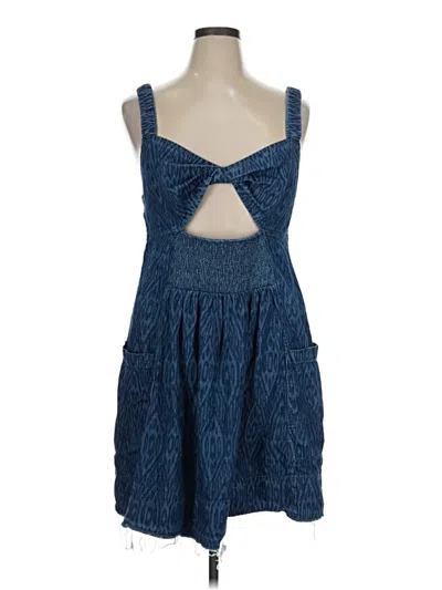 Pre-owned Pilcro Casual Dress In Blue