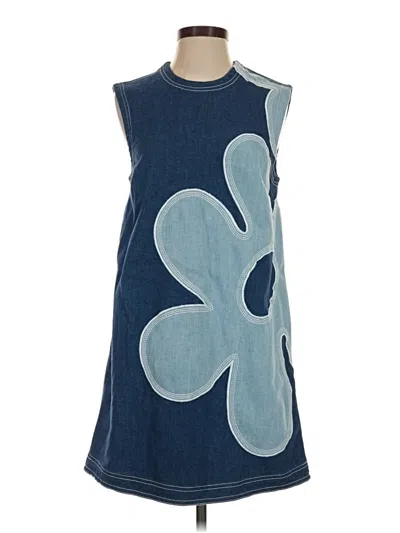 Pre-owned Pilcro Casual Dress In Blue