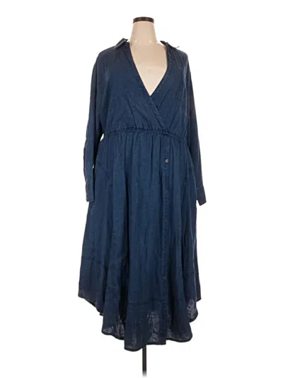 Pilcro Casual Dress In Blue