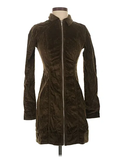 Pilcro Casual Dress In Brown