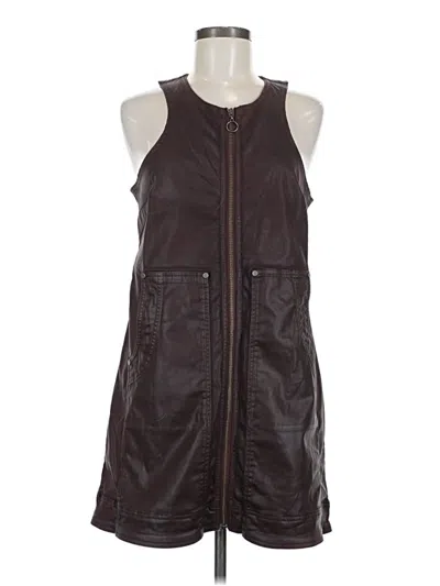 Pre-owned Pilcro Casual Dress In Brown
