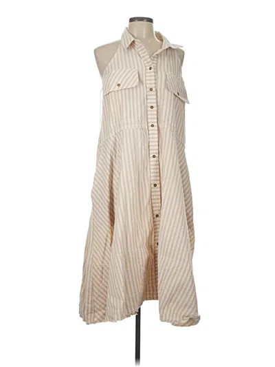 Pre-owned Pilcro Casual Dress In Brown