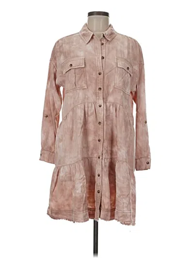 Pre-owned Pilcro Casual Dress In Brown
