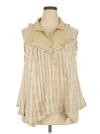 Pre-owned Pilcro Casual Dress In Brown