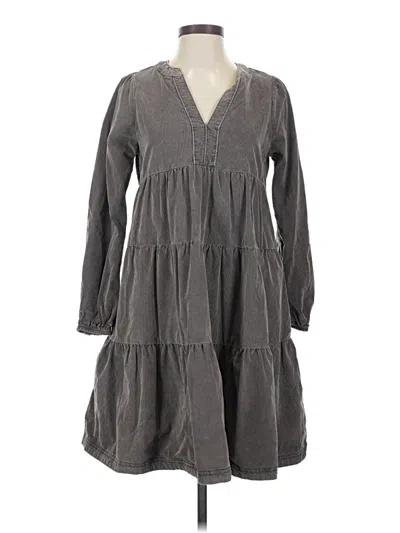 Pre-owned Pilcro Casual Dress In Gray