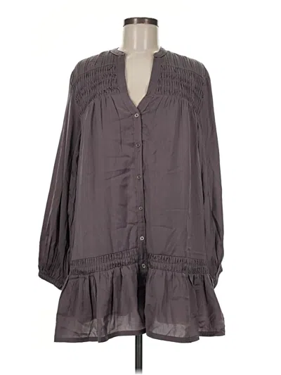 Pre-owned Pilcro Casual Dress In Gray