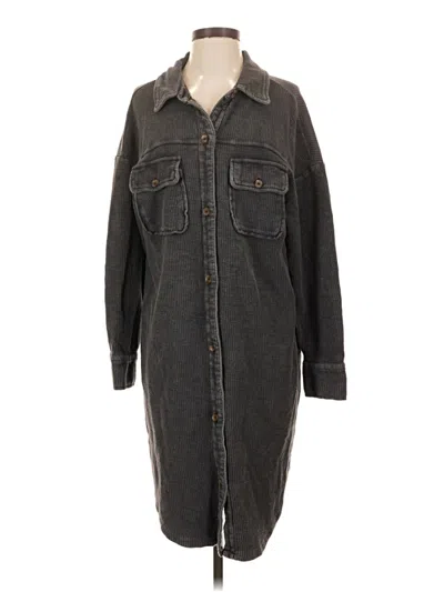 Pre-owned Pilcro Casual Dress In Gray