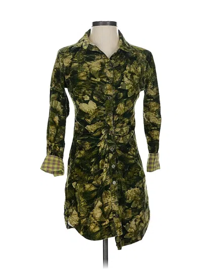 Pre-owned Pilcro Casual Dress In Green