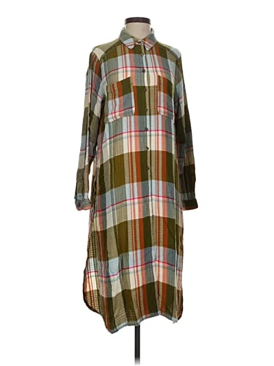 Pre-owned Pilcro Casual Dress In Green