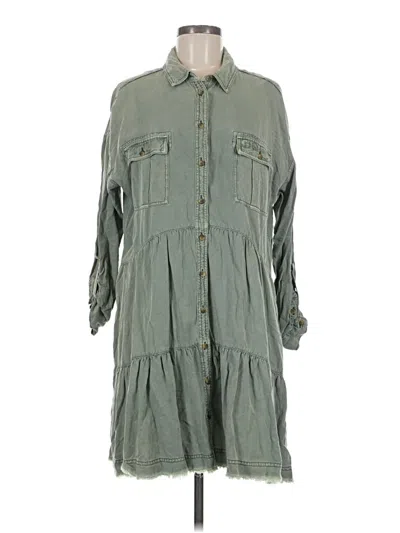 Pre-owned Pilcro Casual Dress In Green