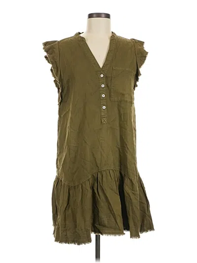 Pre-owned Pilcro Casual Dress In Green