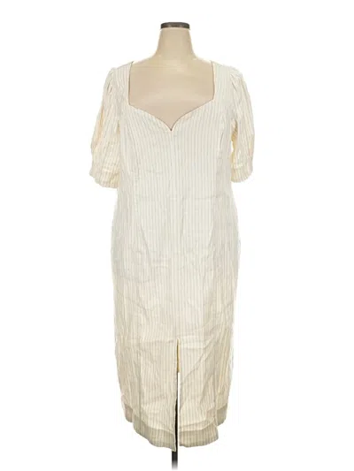 Pre-owned Pilcro Casual Dress In Ivory