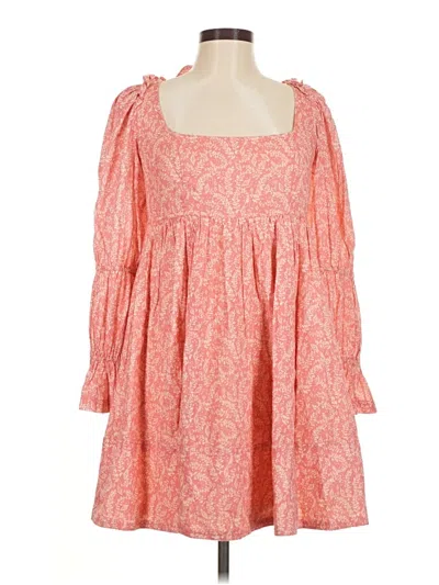 Pre-owned Pilcro Casual Dress In Orange