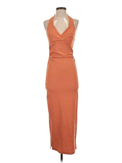 Pre-owned Pilcro Casual Dress In Orange