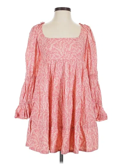 Pre-owned Pilcro Casual Dress In Pink