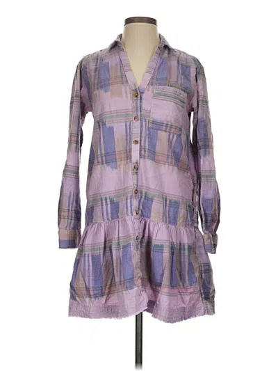 Pre-owned Pilcro Casual Dress In Purple
